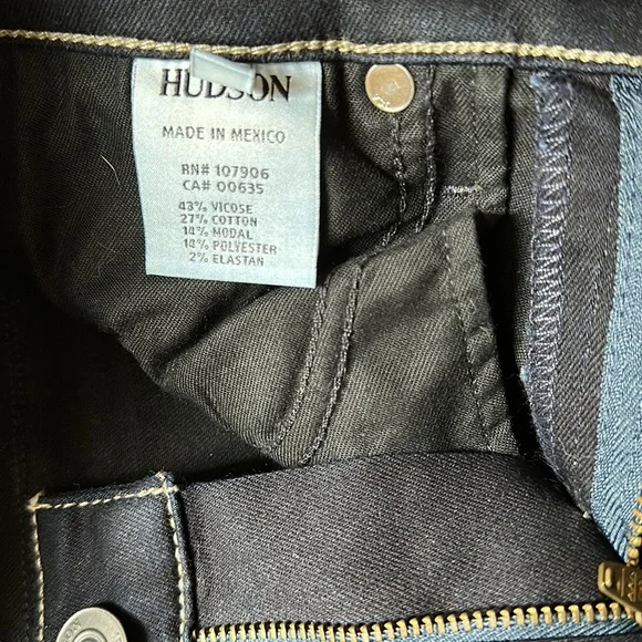 Hudson Dark Skinny Collin Jeans - Picture 6 of 8